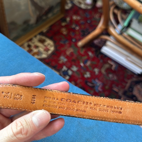Coach vintage leather belt - Picture 8 of 8